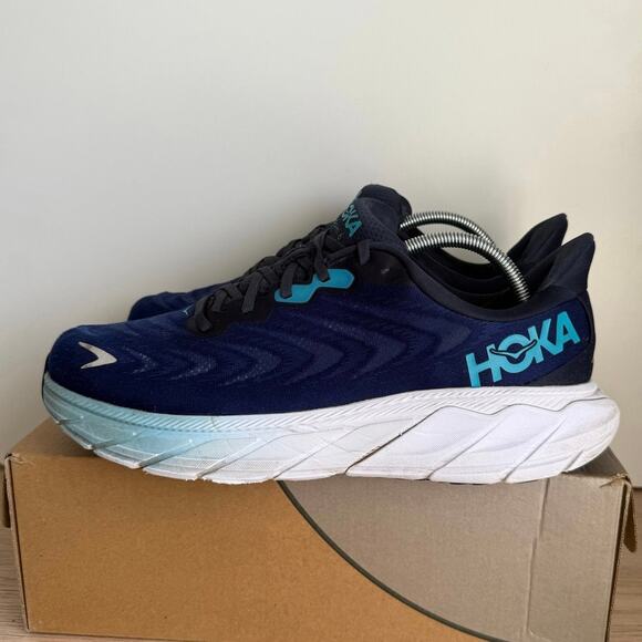 Hoka One One Arahi 6 Blue/White Men Running Sneakers- SZ 11 main image 13